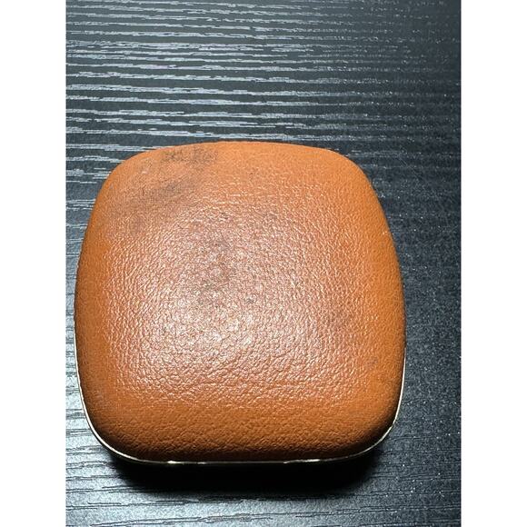 Vintage Westclox Travel Alarm Clock Brown Folding Clamshell Case Hand Eliminate - Picture 4 of 4